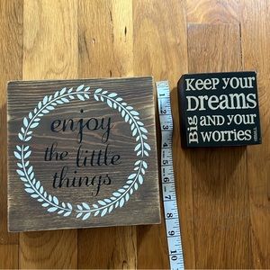 2 Wall Hanging Decor Pieces